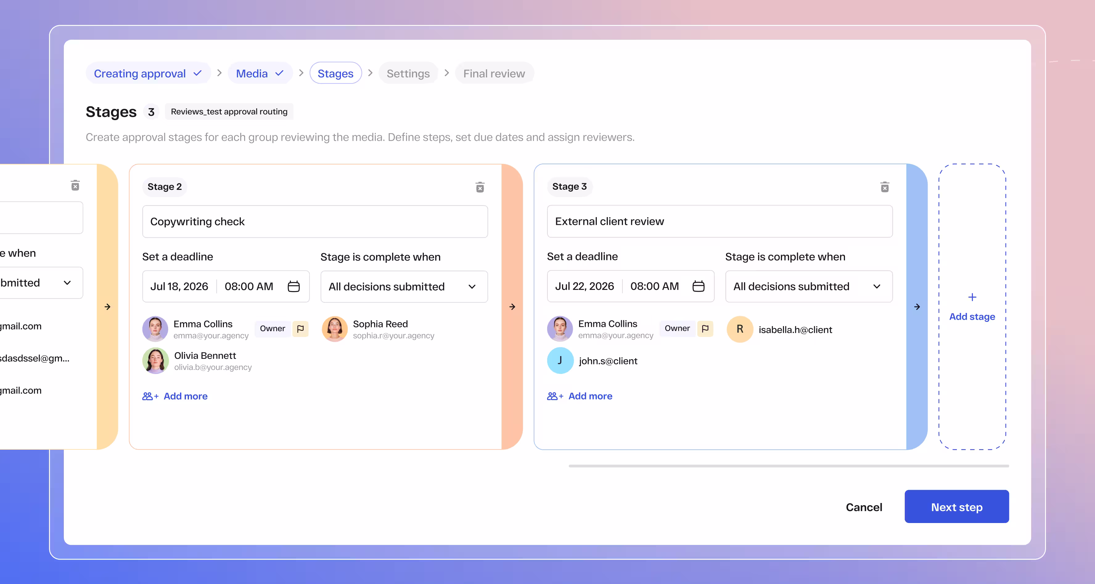 Application interface showcasing user-friendly design for task management and productivity enhancement