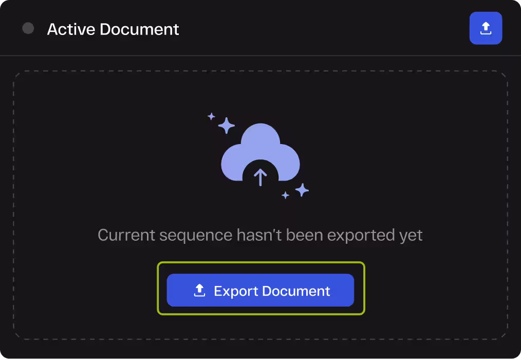 Uploading a new proof or version to StreamWork from the plugin panel without leaving Adobe
