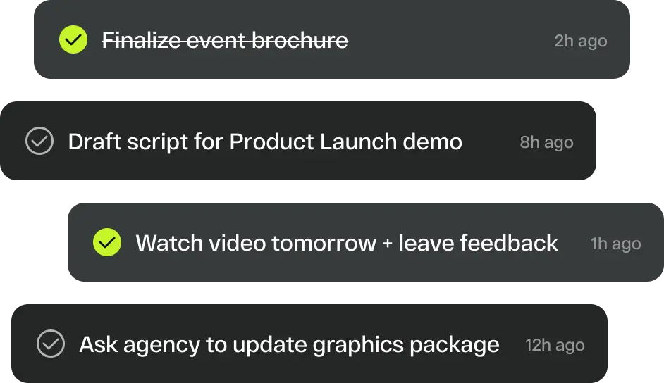 Streamwork organized
