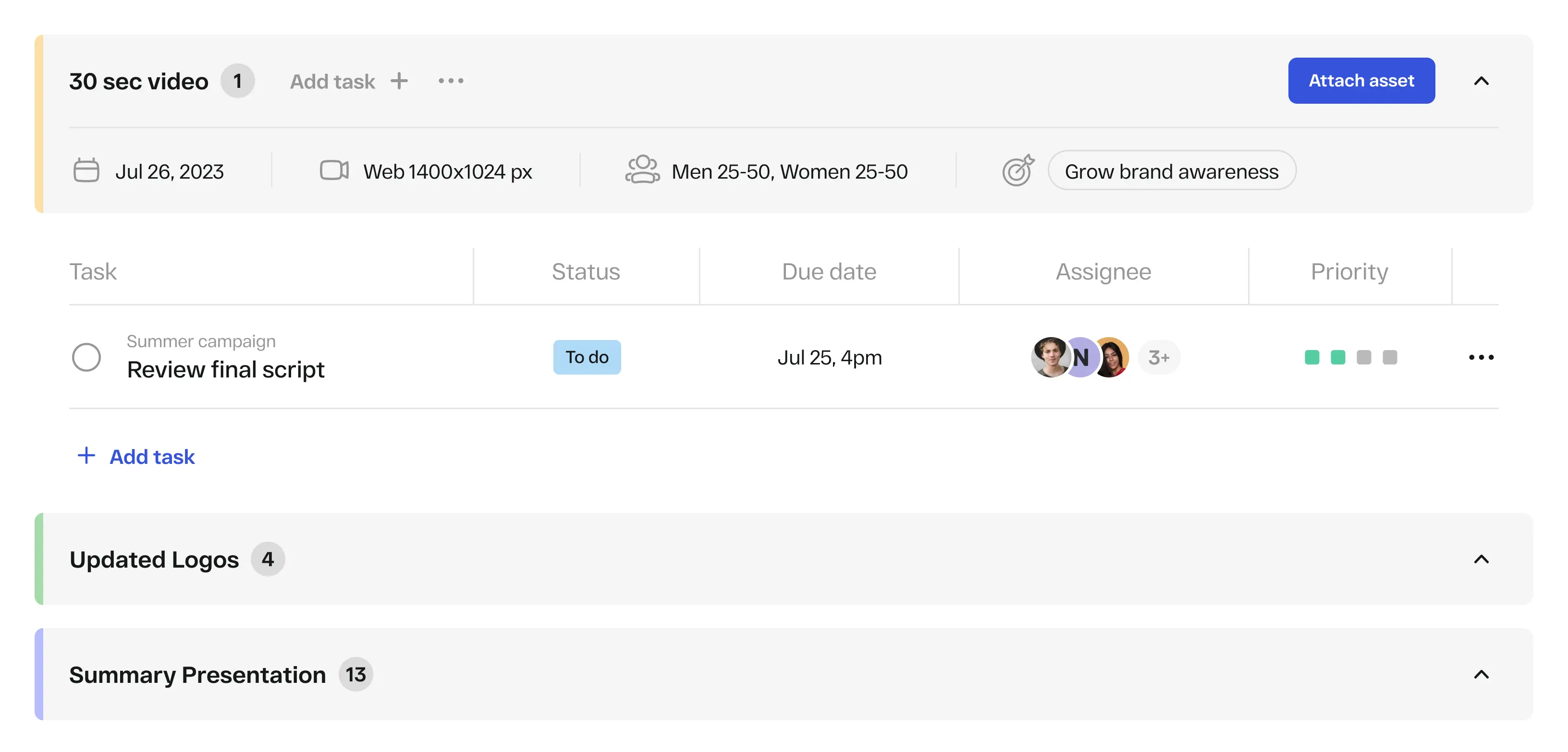 Streamwork built for creative